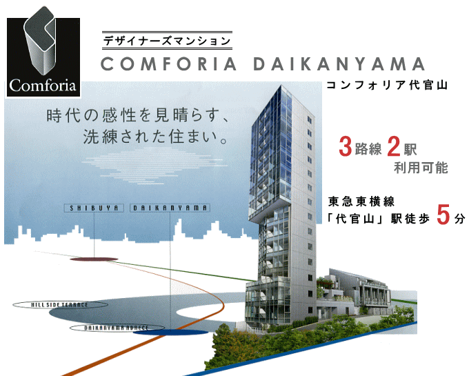 コンフォリア代官山 デザイナーズマンション