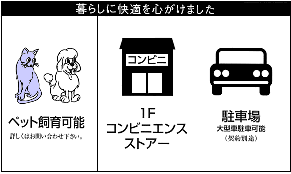 ペット飼育相談可!