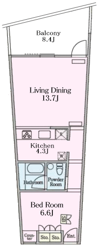 Bタイプ間取り図