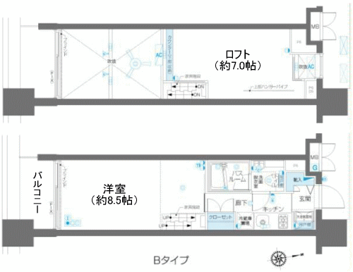 Bタイプ　間取り図