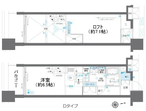 Dタイプ　間取り図