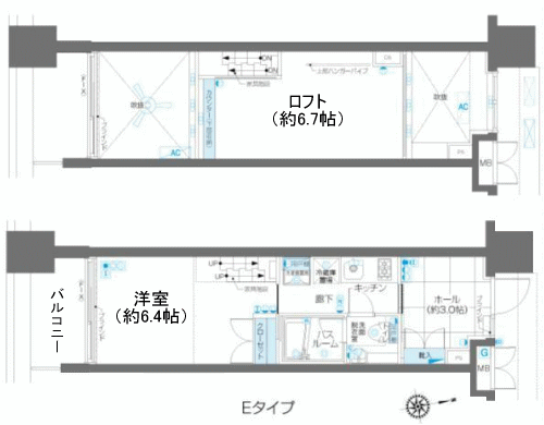 Eタイプ　間取り図