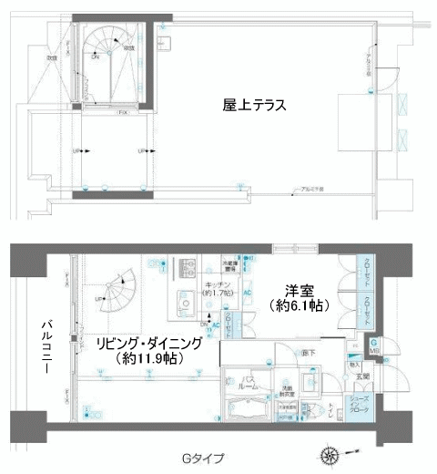 Gタイプ　間取り図