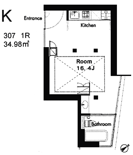 Kタイプ　間取り図