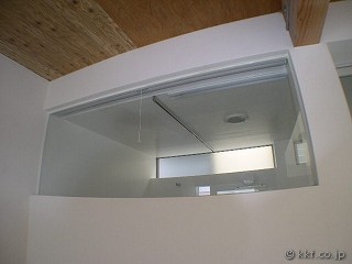 ロールカーテン付き