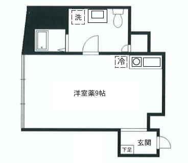 302号室　間取り図