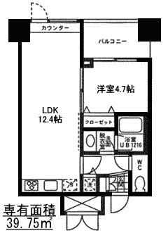 C2タイプ　間取り図