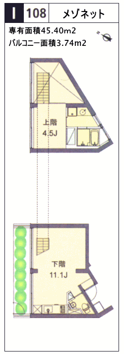 Iタイプ間取り図