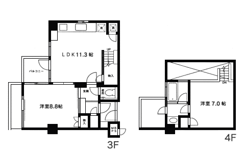 Gタイプ間取り図