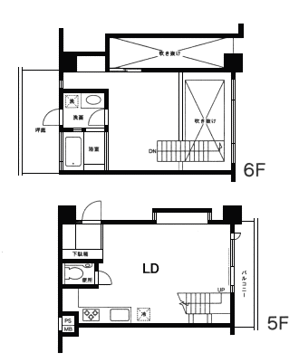 503号室　間取り図