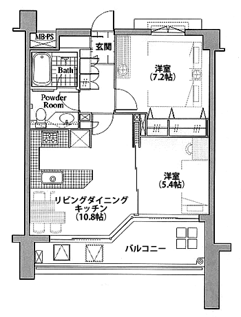 Fタイプ　間取り図