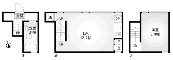 J号室間取り図