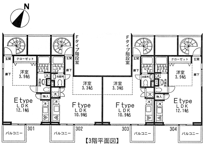 3階　平面図