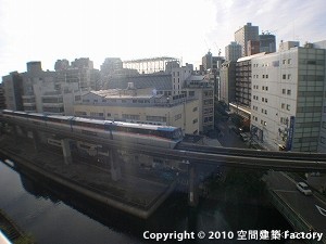 802号室　室内写真　バルコニーからの風景