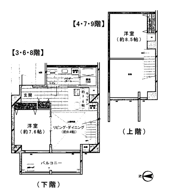 Cタイプ　間取り図