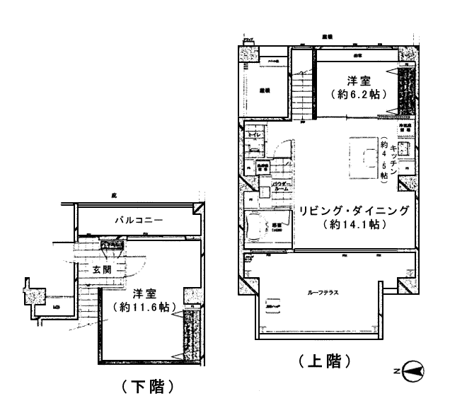 Gタイプ　間取り図