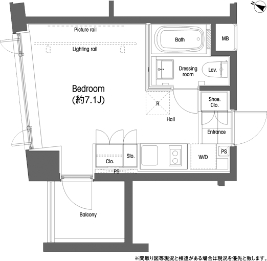 Dタイプ　間取り図