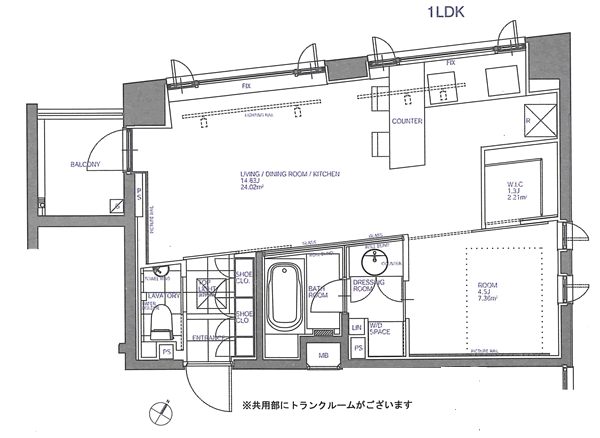 G2タイプ　間取り図