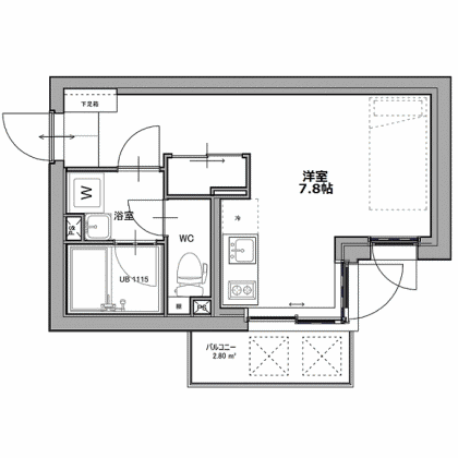 Bタイプ間取り図