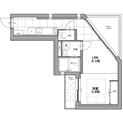 C-2タイプ間取り図