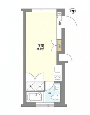104号室　間取り図