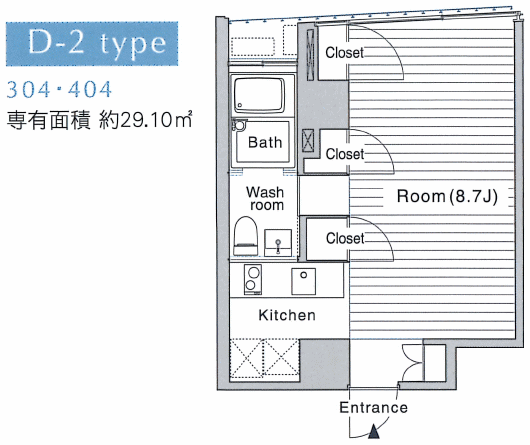 D-2タイプ　間取り図