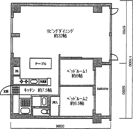 ALTO B　間取り図