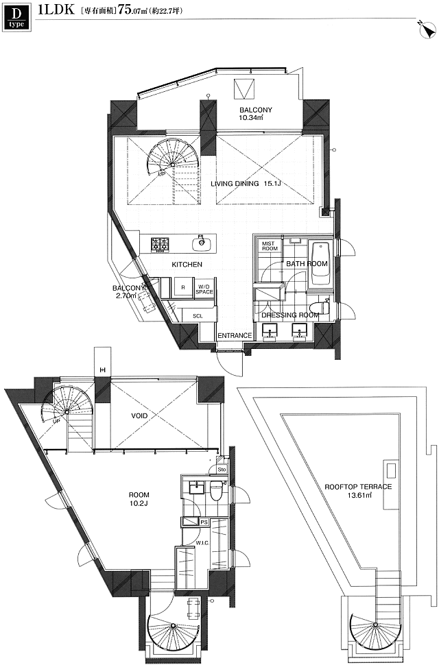 Dタイプ　間取り図