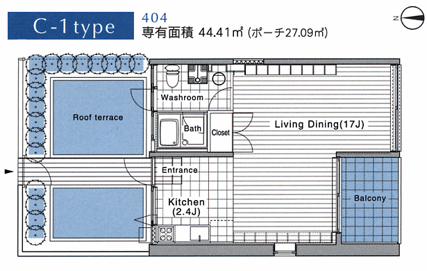 C-1タイプ　間取り図