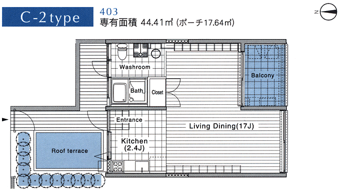 C-2タイプ　間取り図