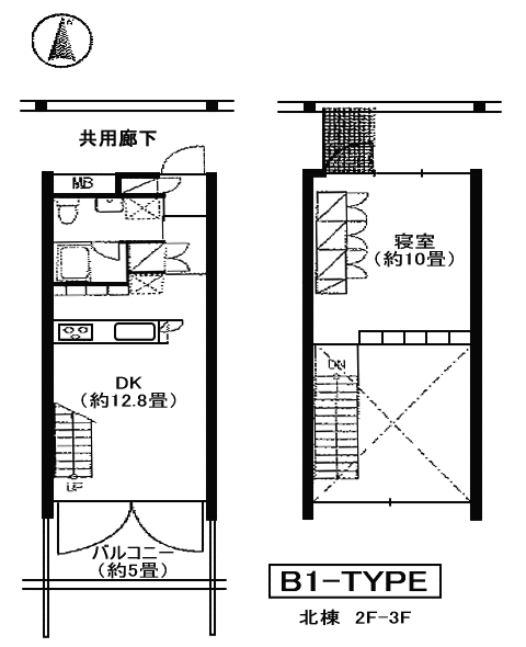 B1タイプ　間取り図