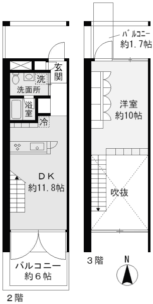 Bタイプ　間取り図