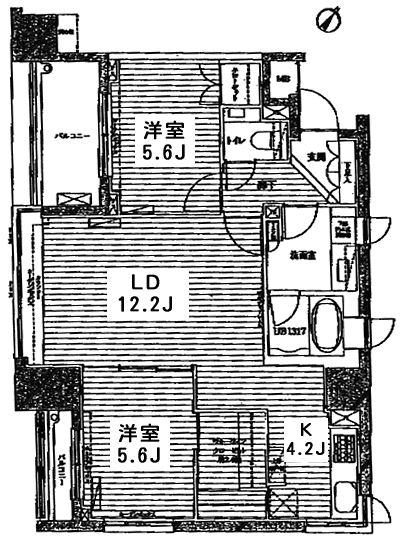 D2タイプ間取り図