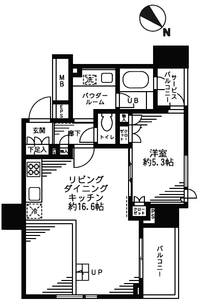 Eタイプ間取り図