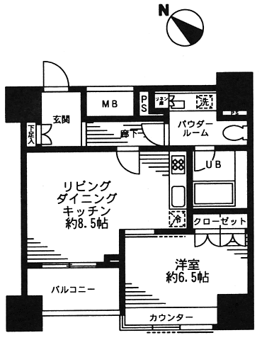 F3タイプ間取り図