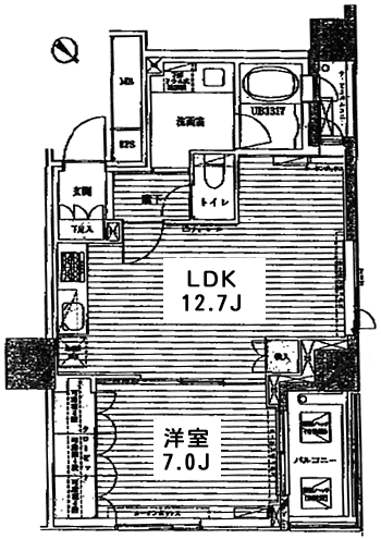 H2タイプ間取り図