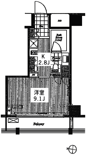 Bタイプ間取り図