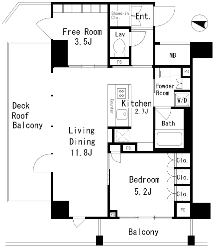 Jタイプ間取り図