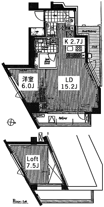 Rタイプ間取り図