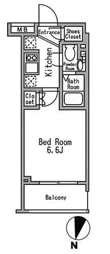 B1タイプ間取り図