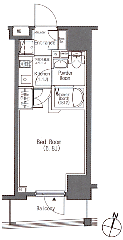 F1タイプ間取り図