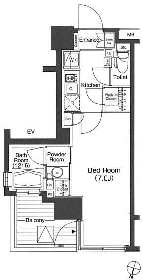 J2タイプ間取り図