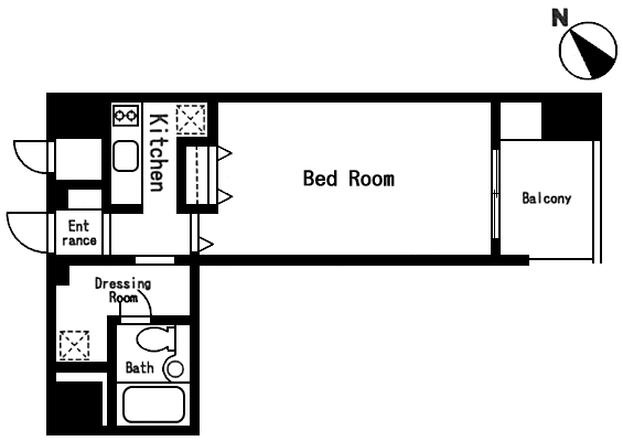 A2タイプ　間取り図