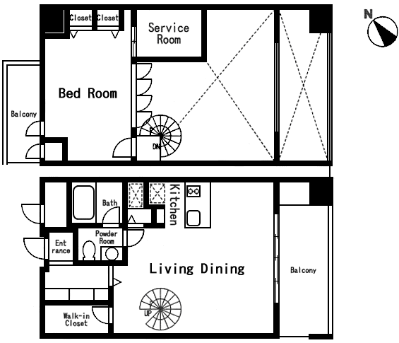 E2タイプ　間取り図