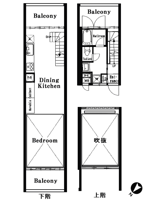 BSタイプ　間取り図