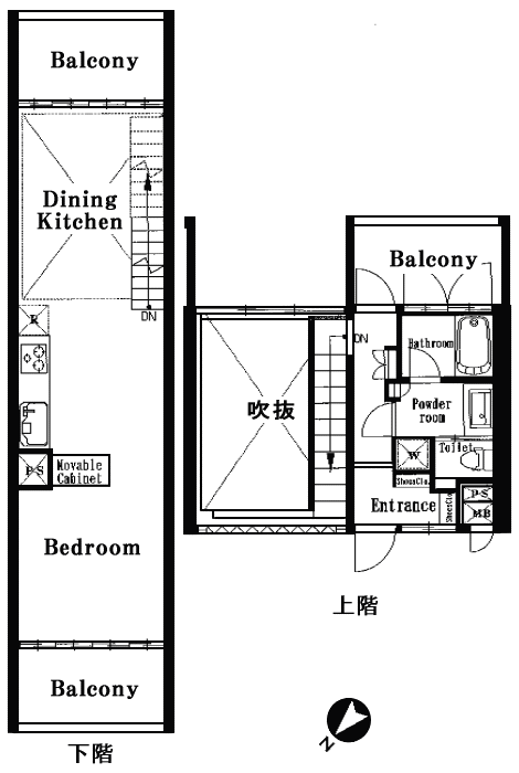 CNタイプ　間取り図