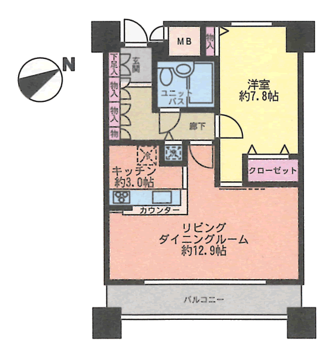 Aタイプ　間取り図