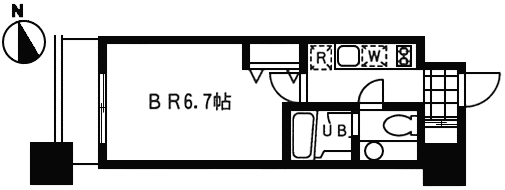 A6タイプ　間取り図