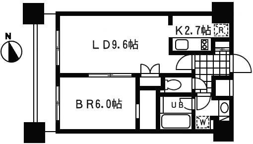 F1タイプ　間取り図