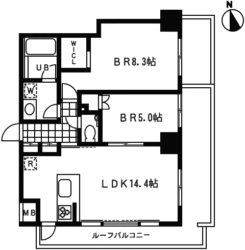 M1タイプ　間取り図